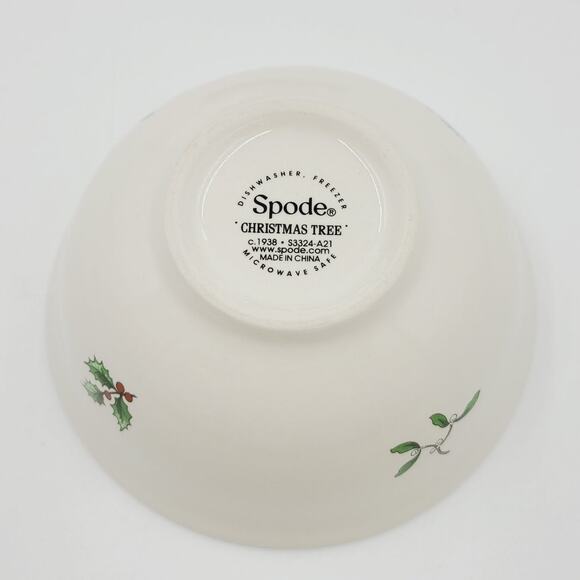 Spode Christmas Tree Collection Dip Bowl, "Naughty ", PRE-OWNED, IOB - Picture 3 of 4